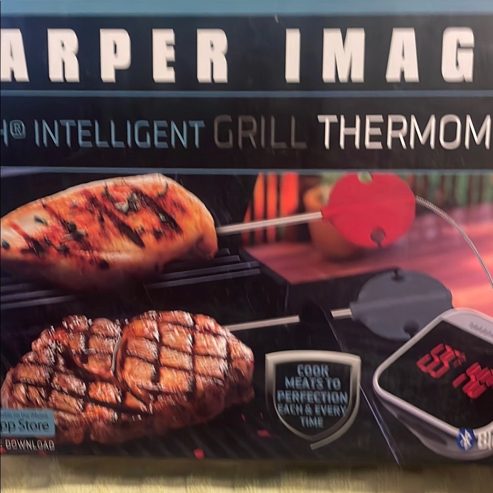 NIB Sharper Image Digital Grill Thermometer